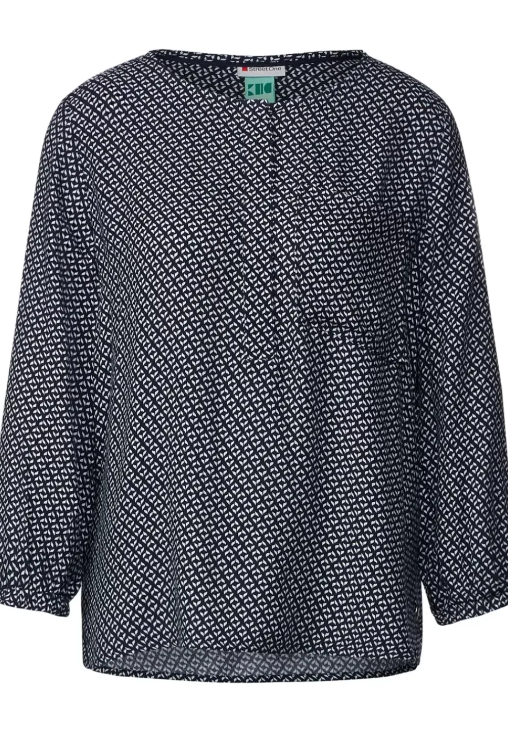 Bluse Mit Alloverprint