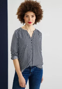 Bluse Mit Alloverprint