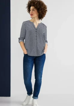 Bluse Mit Alloverprint