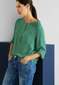 Bluse Mit Alloverprint