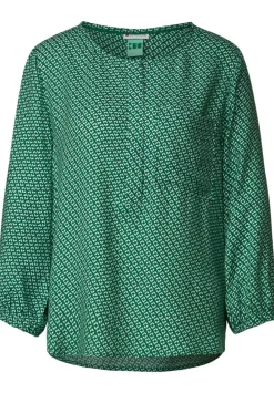 Bluse Mit Alloverprint