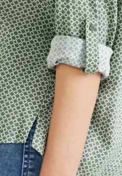 Bluse Mit Alloverprint