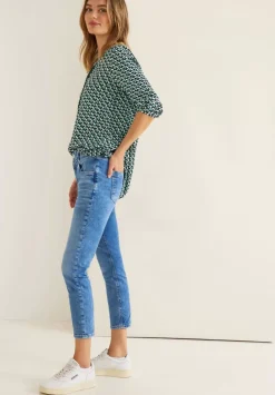 Bluse Mit Alloverprint