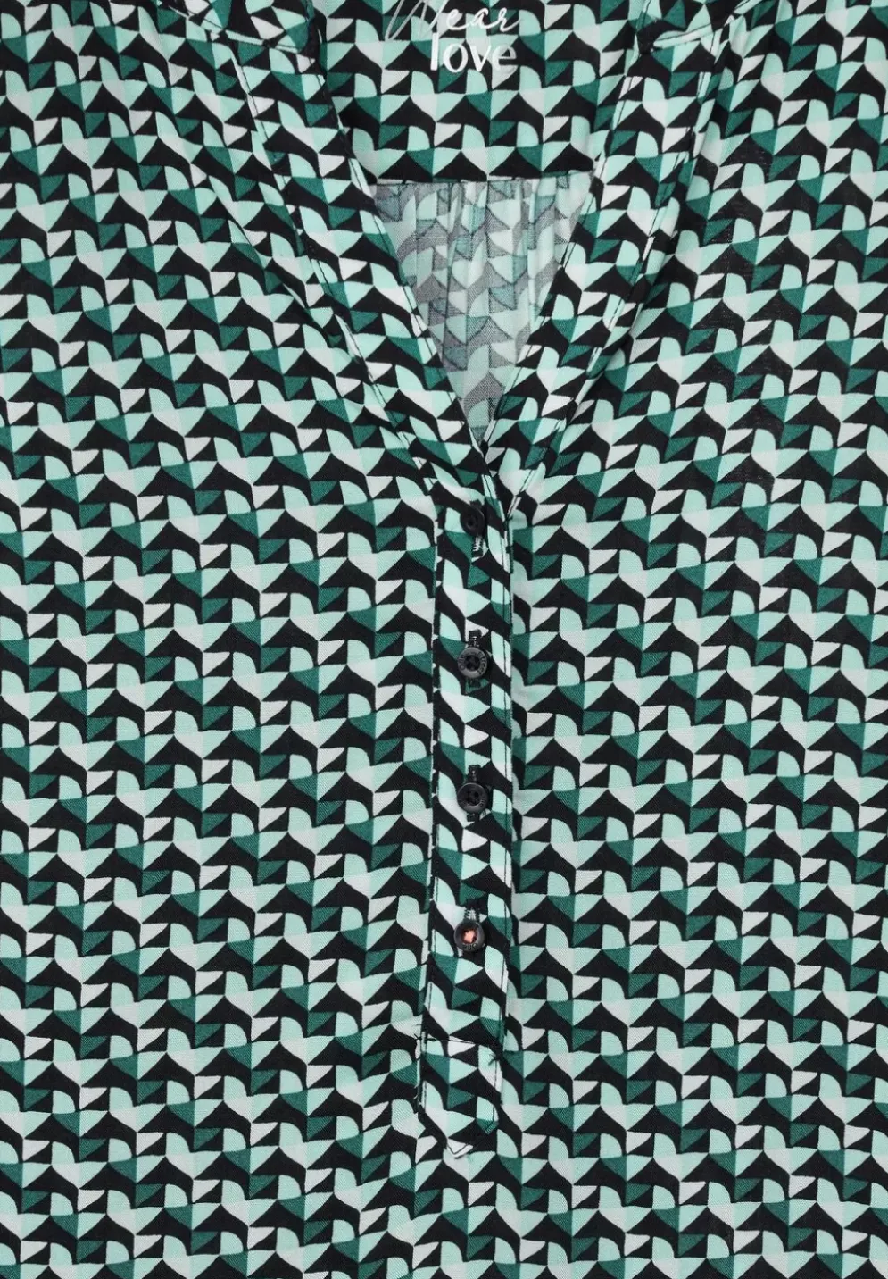 Bluse Mit Alloverprint
