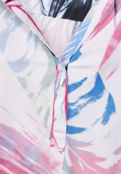 Bluse Mit Blattermuster