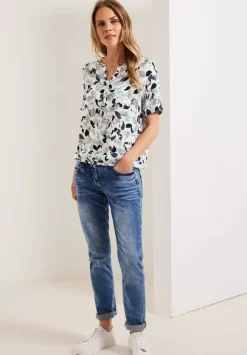 Bluse Mit Blumenmuster