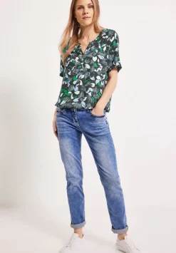 Bluse Mit Blumenmuster