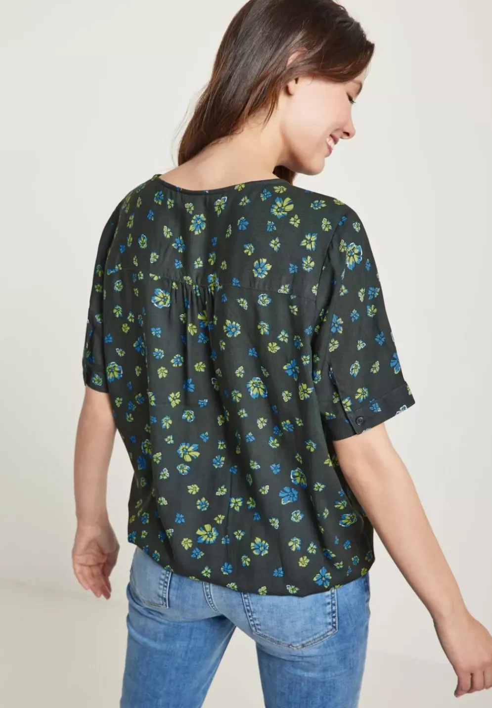 Bluse Mit Blumenprint