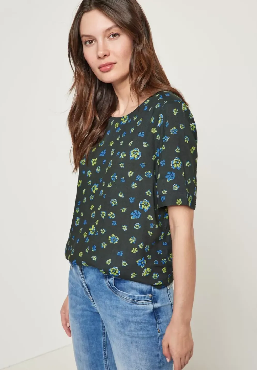 Bluse Mit Blumenprint