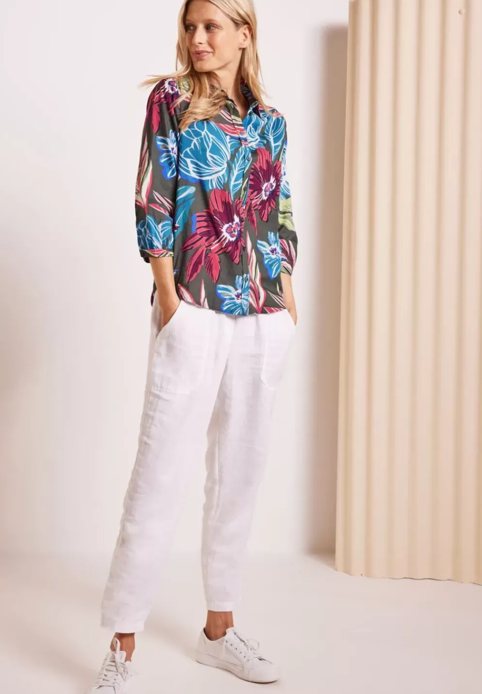 Bluse Mit Blumenprint