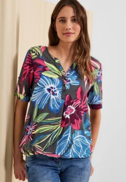 Bluse Mit Blumenprint