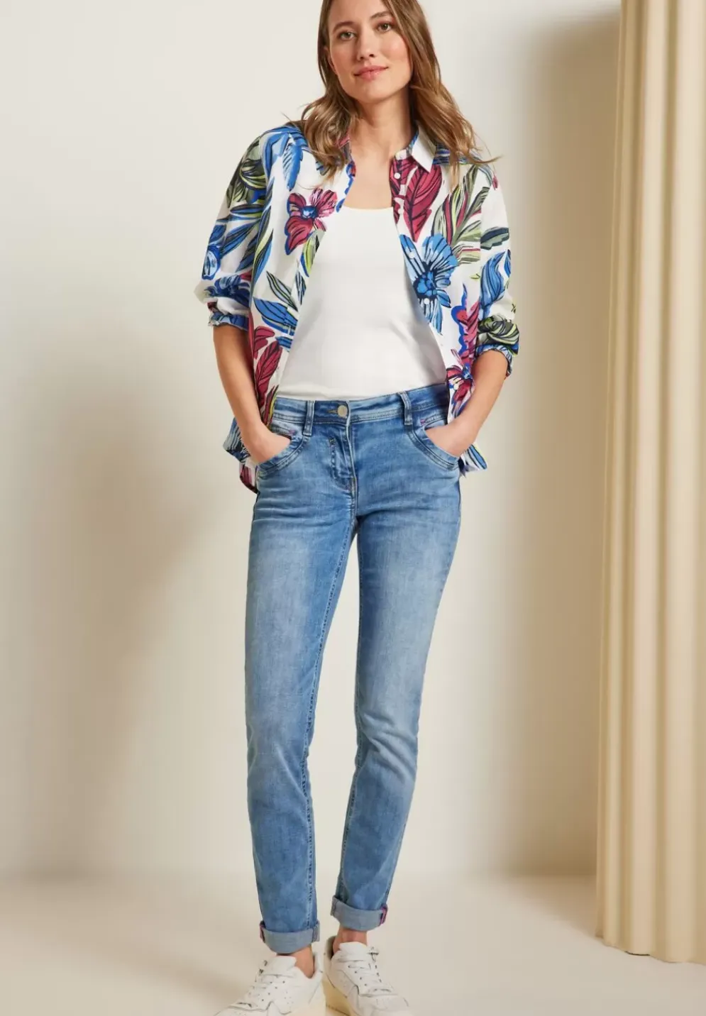 Bluse Mit Blumenprint