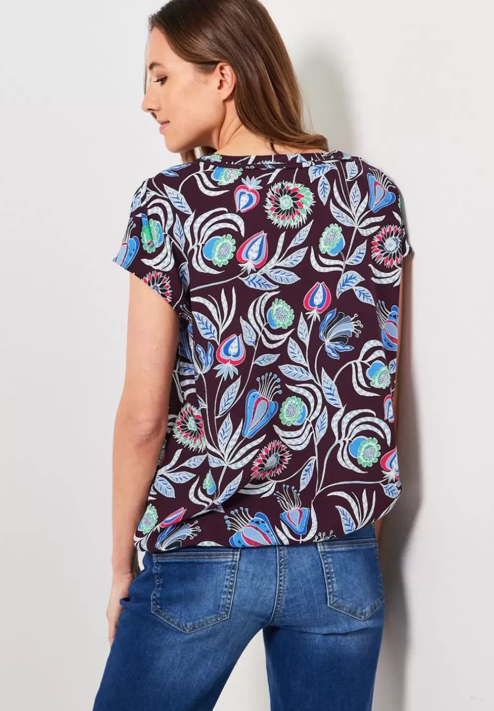 Bluse Mit Blumenprint
