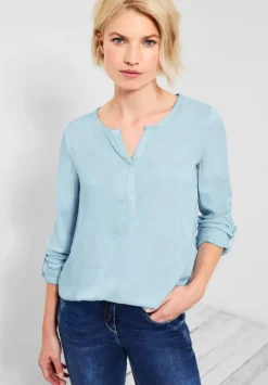 Bluse Mit Elastiksaum