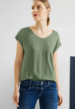 Bluse Mit Elastiksaum