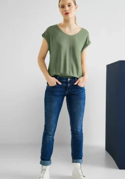Bluse Mit Elastiksaum