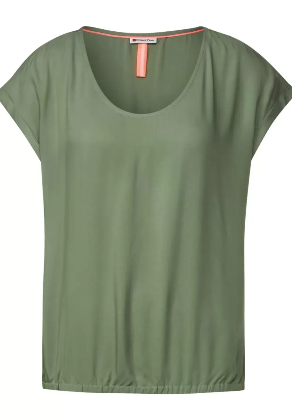 Bluse Mit Elastiksaum