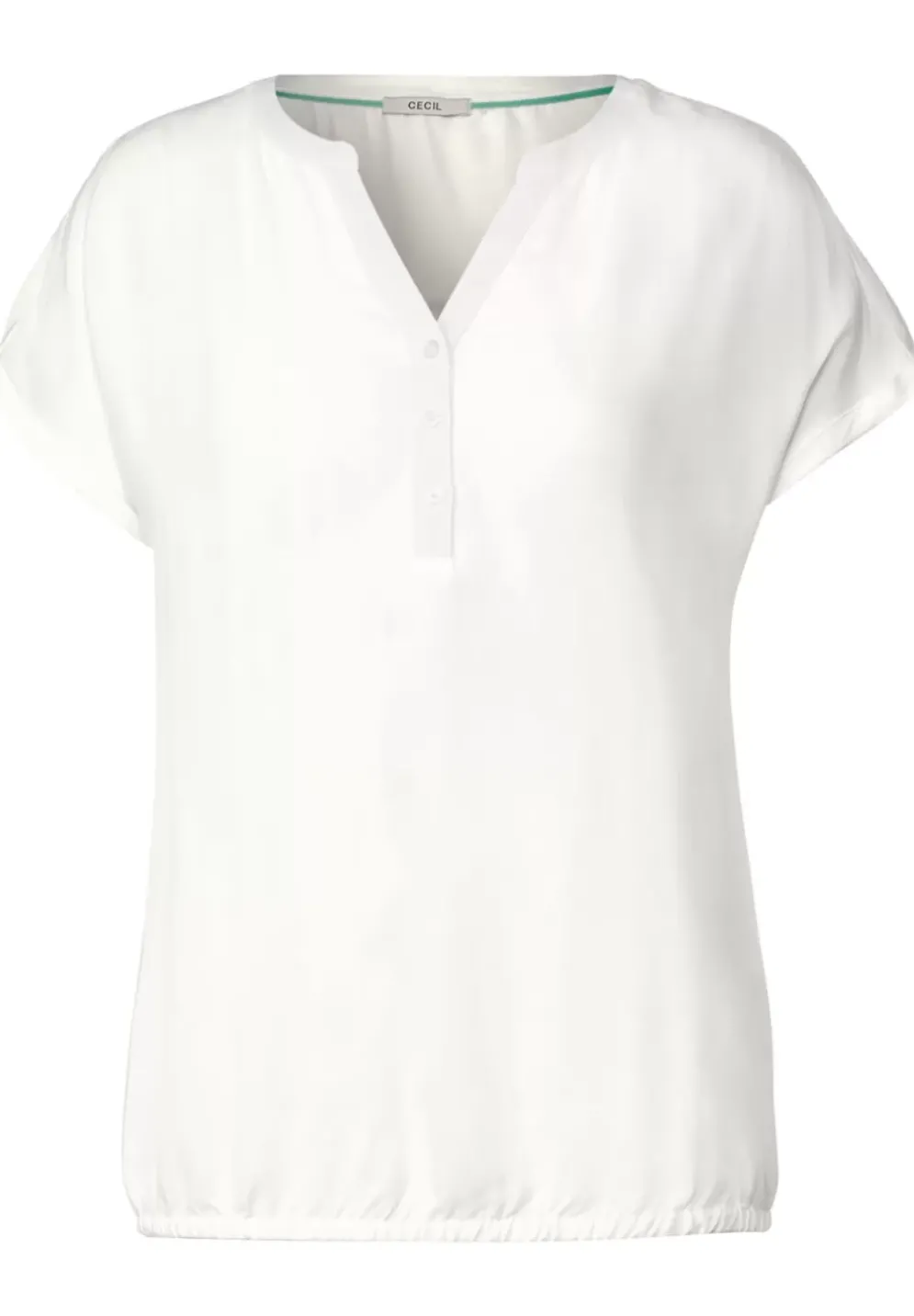 Bluse Mit Elastiksaum