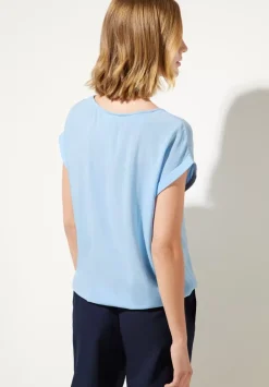 Bluse Mit Elastiksaum