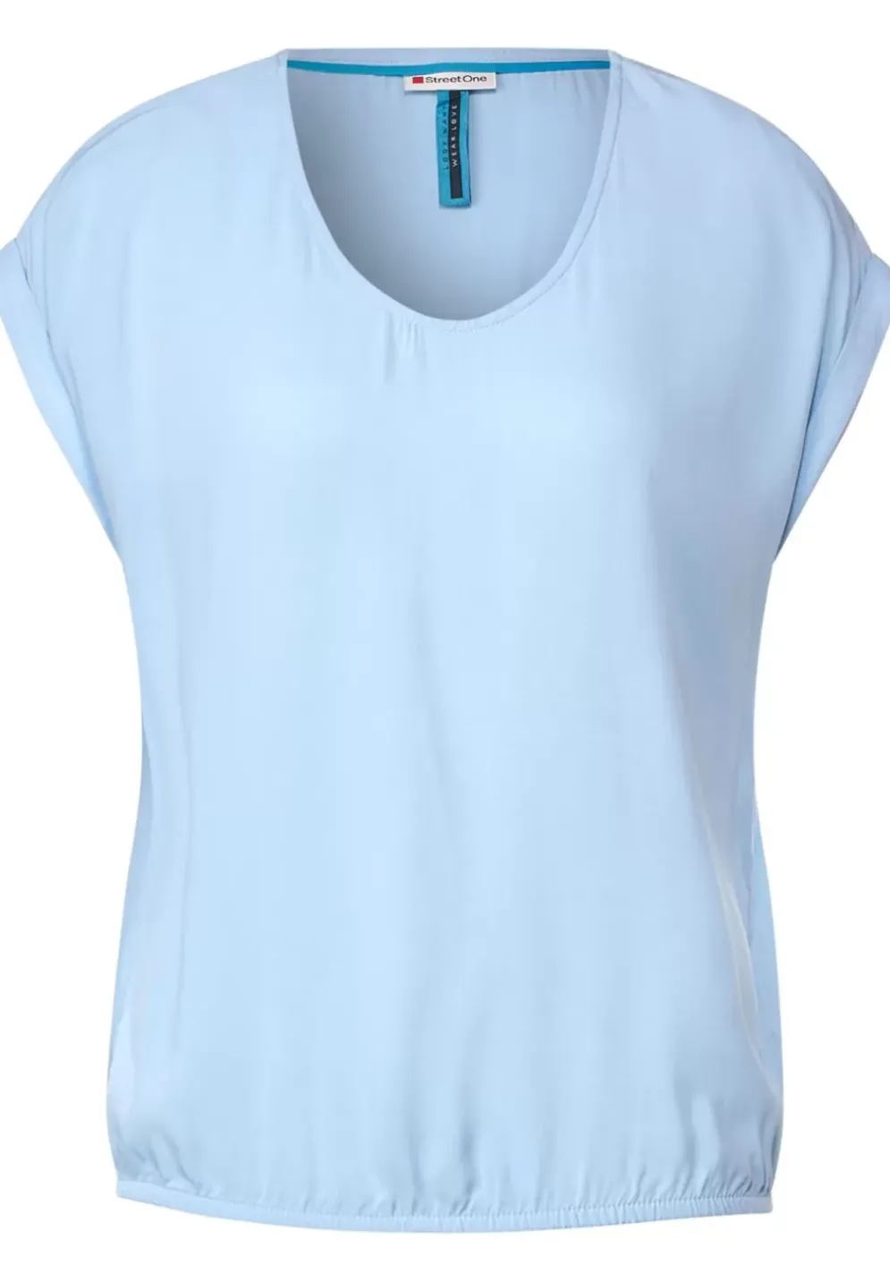 Bluse Mit Elastiksaum