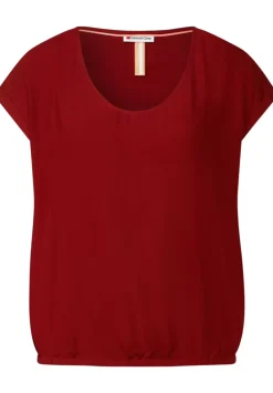 Bluse Mit Elastiksaum