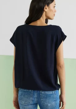 Bluse Mit Elastiksaum