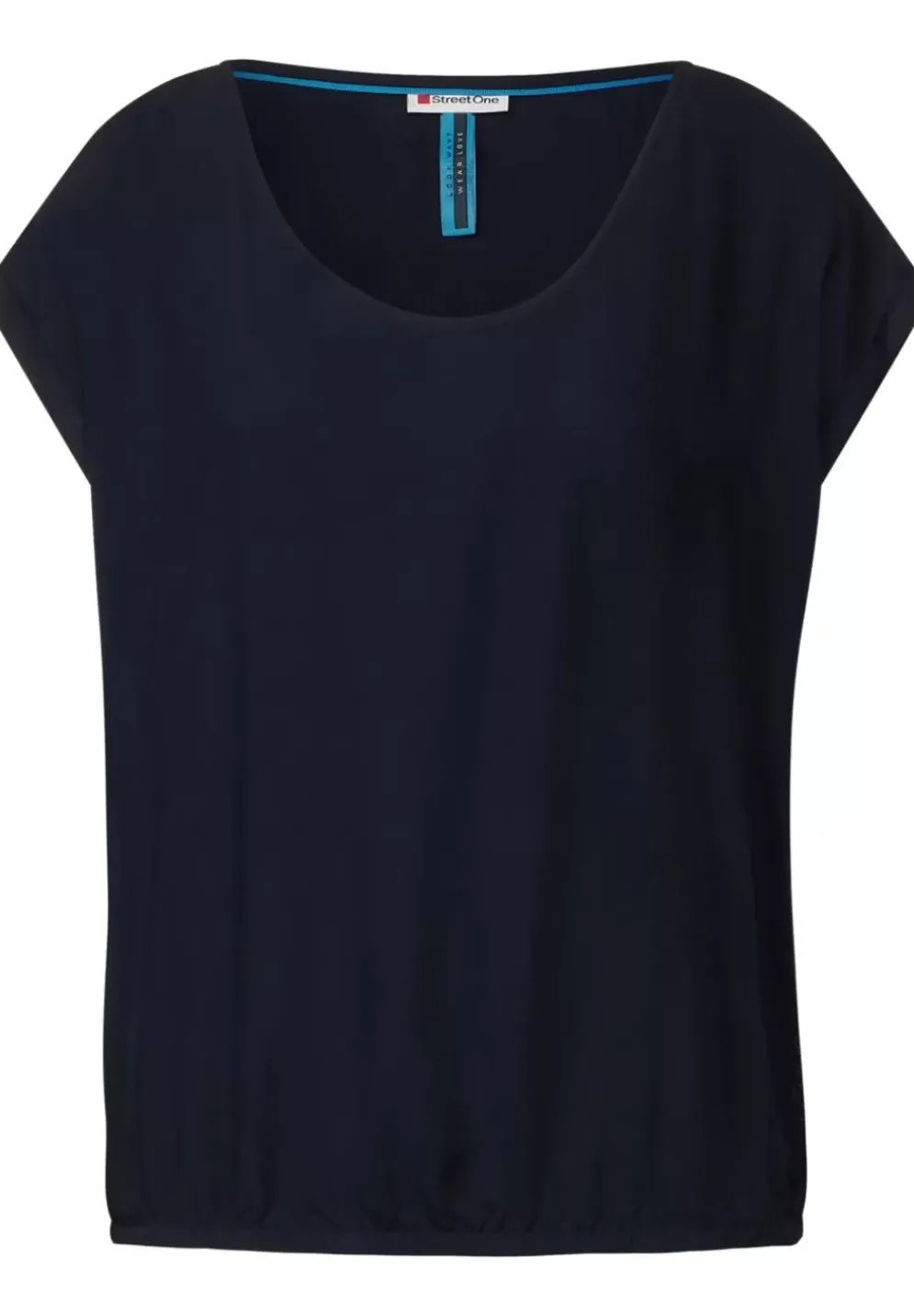 Bluse Mit Elastiksaum
