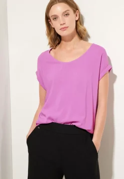 Bluse Mit Elastiksaum
