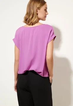 Bluse Mit Elastiksaum