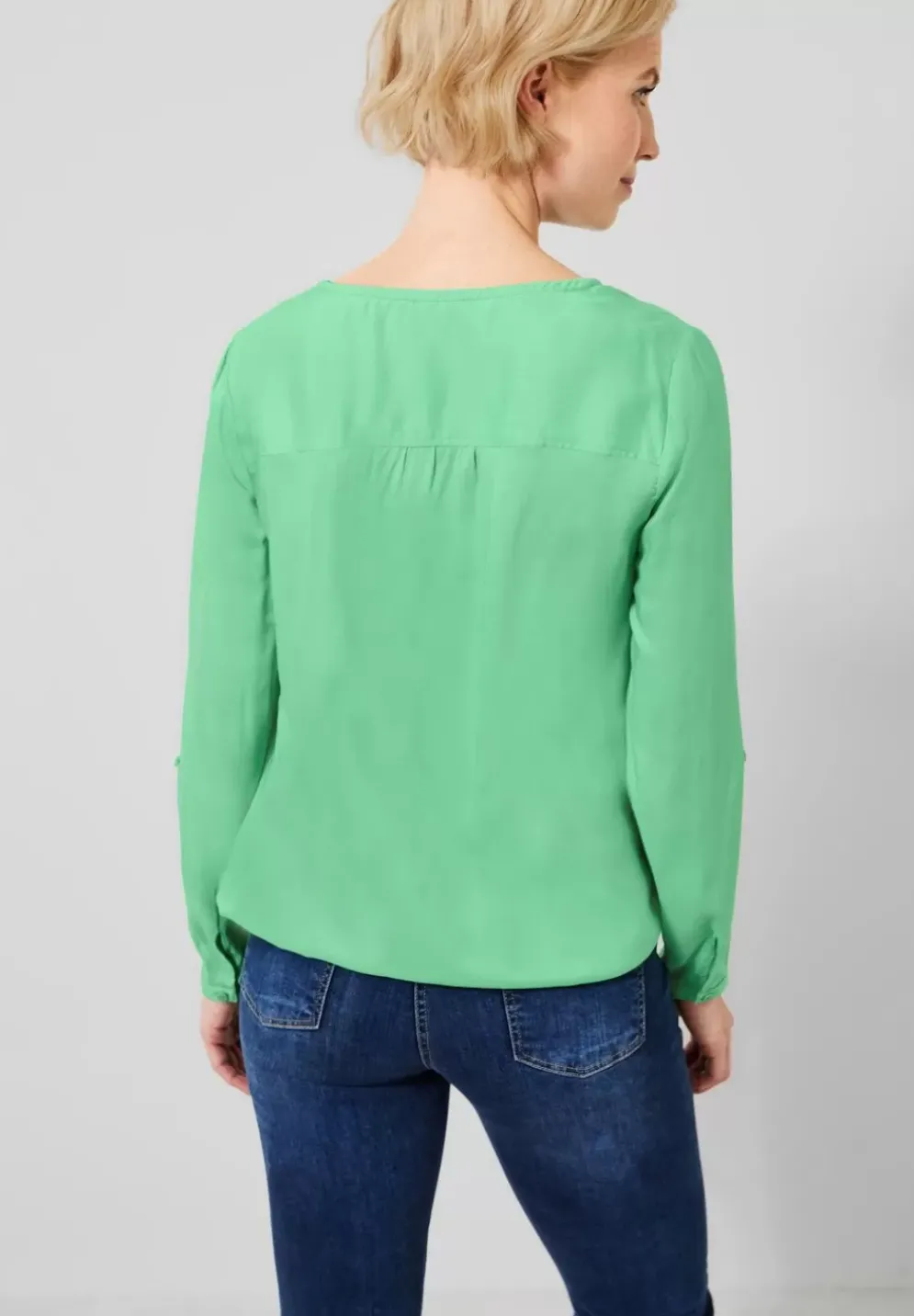 Bluse Mit Elastiksaum