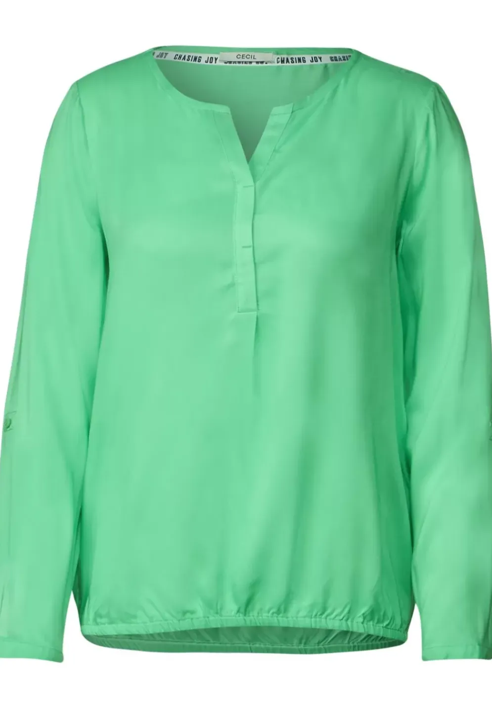Bluse Mit Elastiksaum