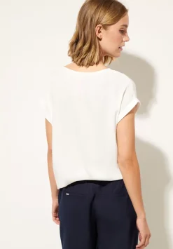 Bluse Mit Elastiksaum