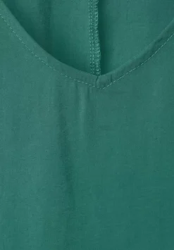 Bluse Mit Gerafftem Halbarm