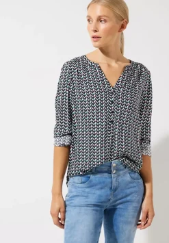 Bluse Mit Grafischem Muster