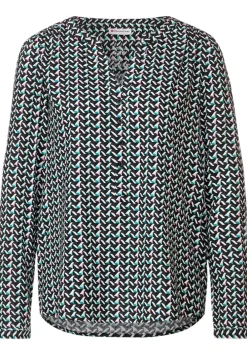 Bluse Mit Grafischem Muster