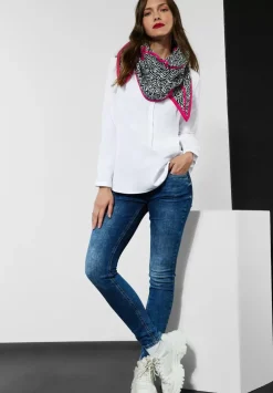 Bluse Mit Hemdblusenkragen