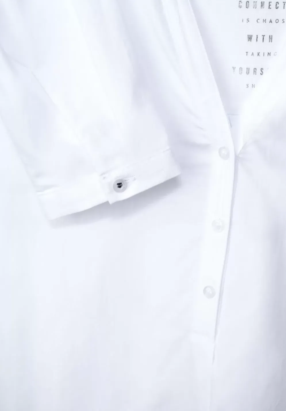 Bluse Mit Hemdblusenkragen