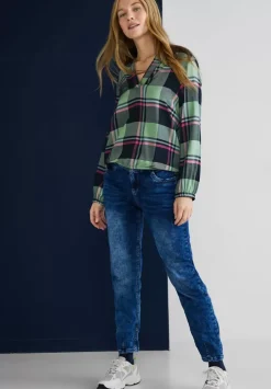 Bluse Mit Karomuster