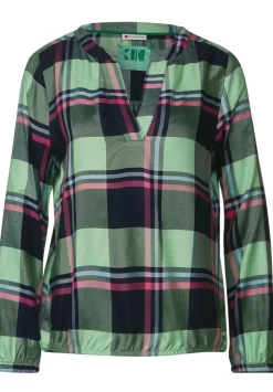 Bluse Mit Karomuster