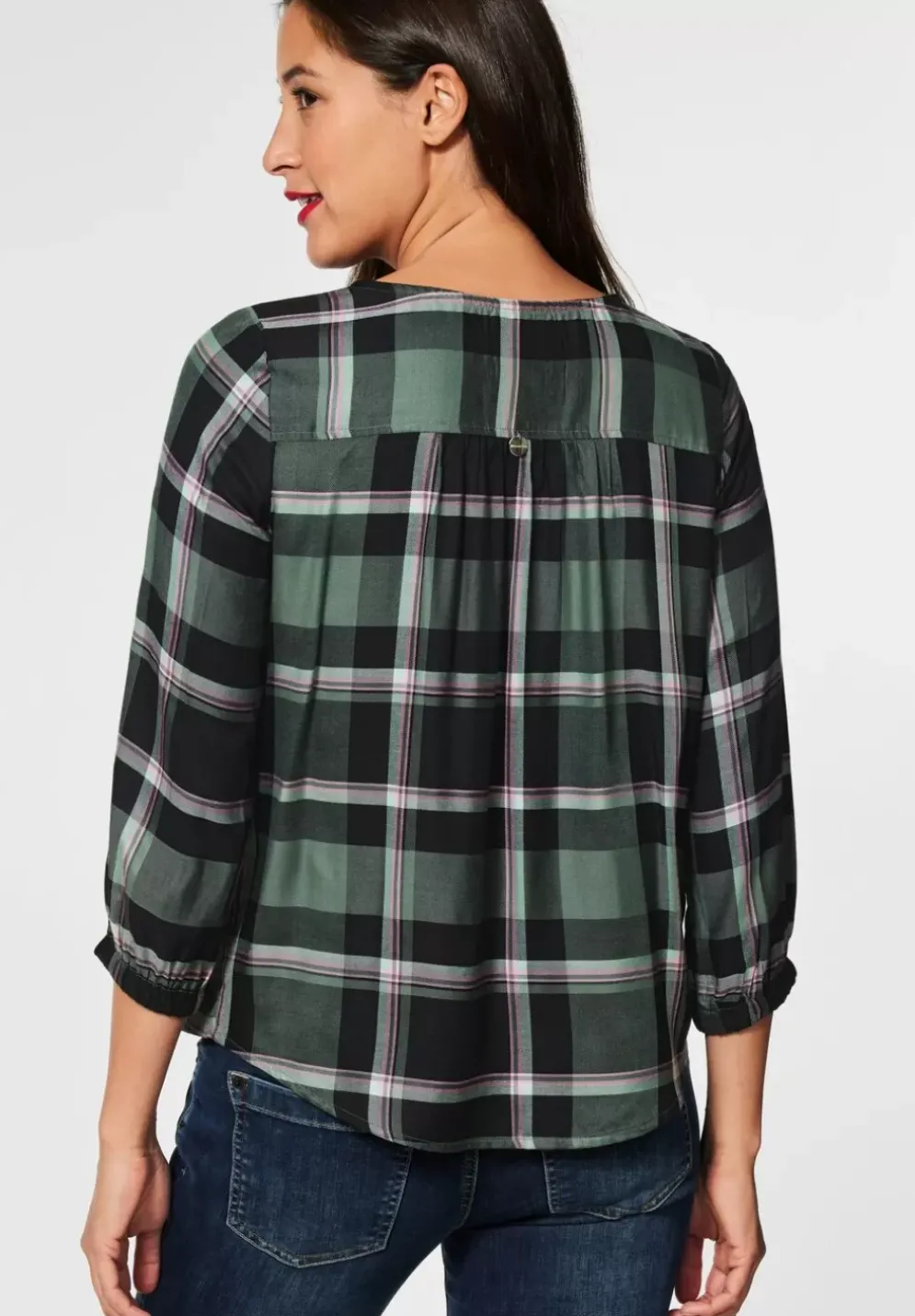 Bluse Mit Karomuster
