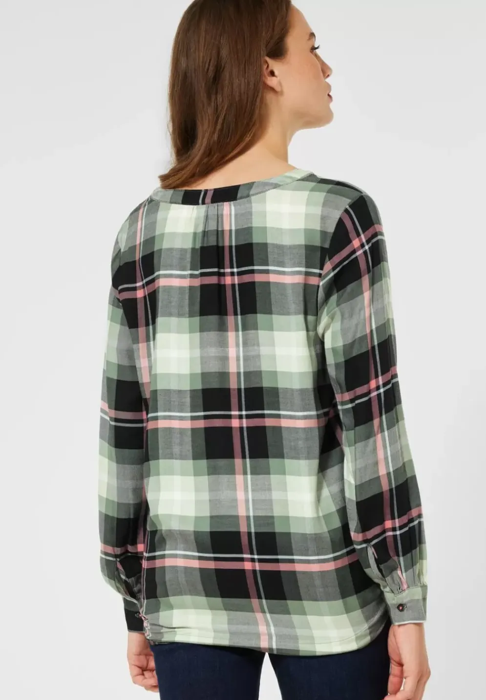 Bluse Mit Karomuster