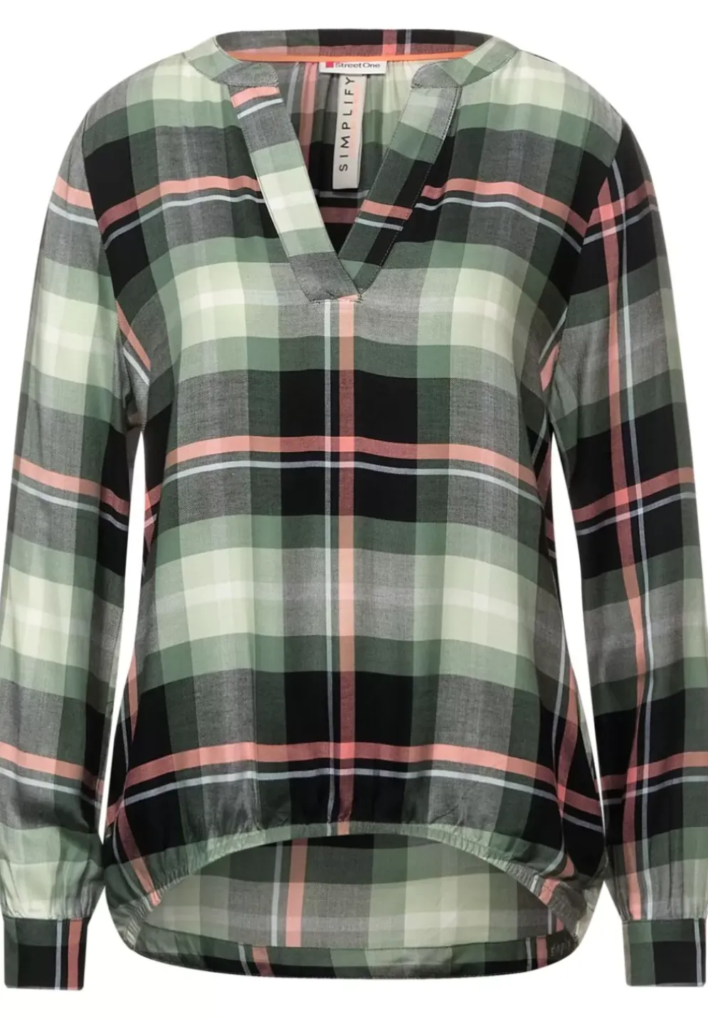 Bluse Mit Karomuster