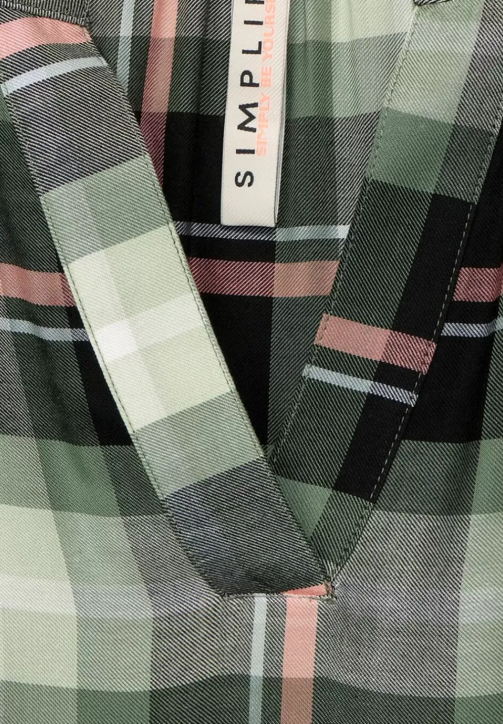 Bluse Mit Karomuster
