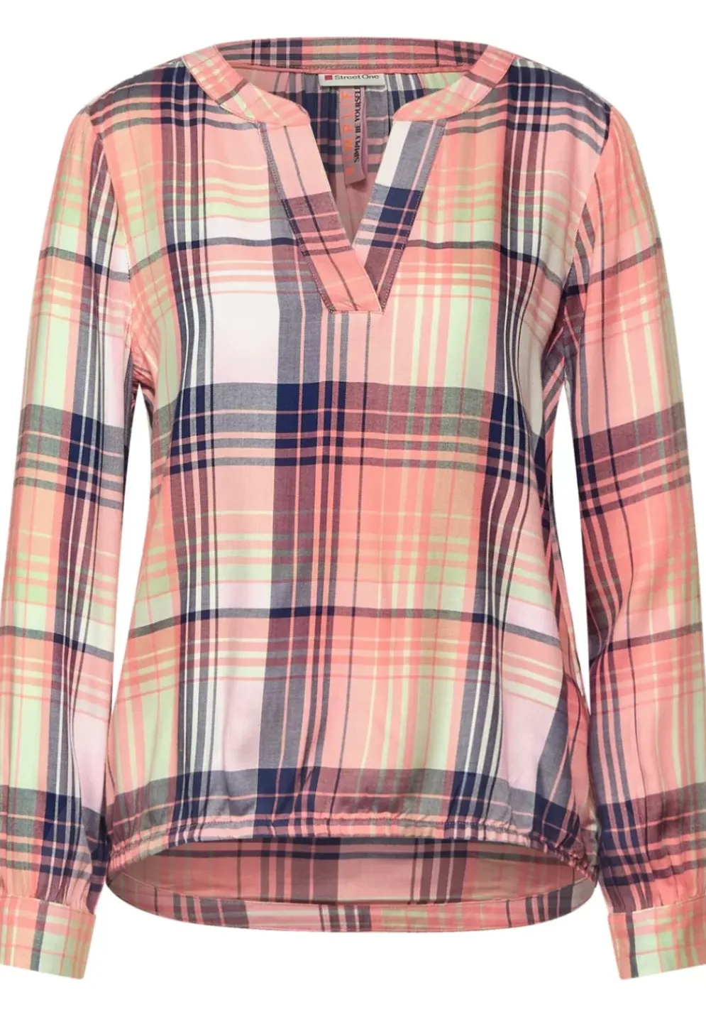 Bluse Mit Karomuster
