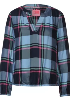 Bluse Mit Karomuster