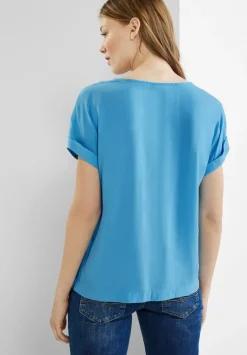 Bluse Mit Klappenkragen