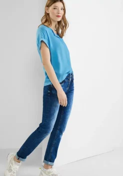 Bluse Mit Klappenkragen