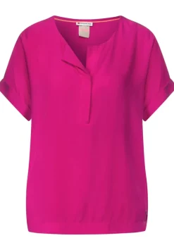 Bluse Mit Klappenkragen