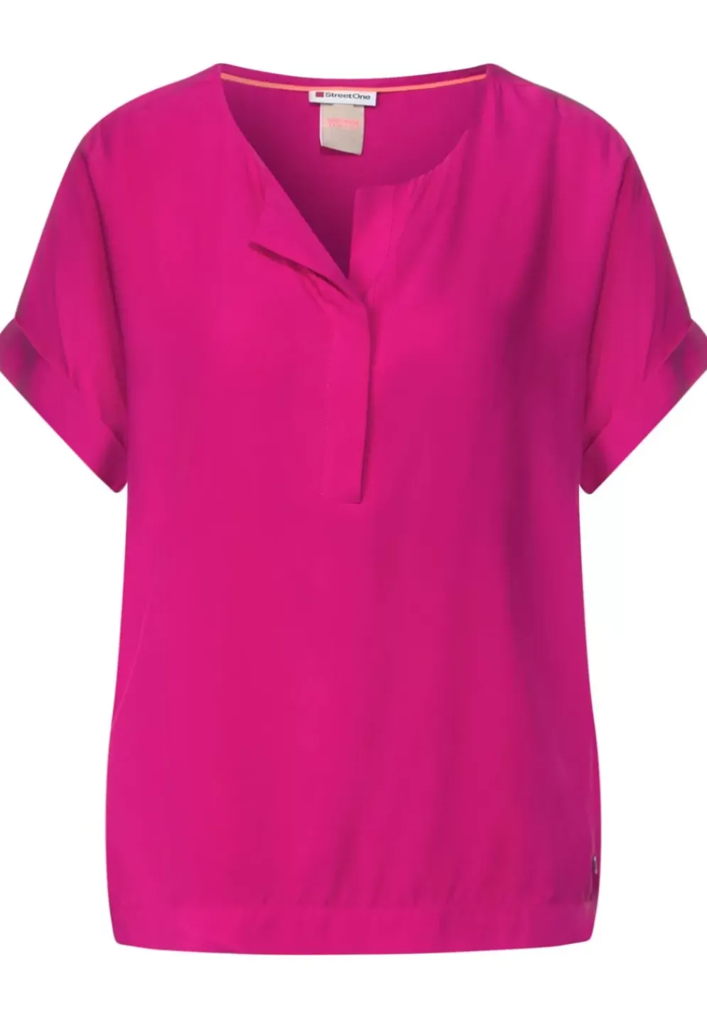 Bluse Mit Klappenkragen
