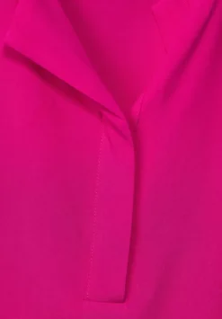 Bluse Mit Klappenkragen